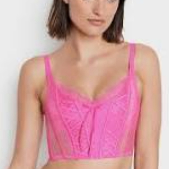 Unlined Lace up corset top - Picture 2 of 8